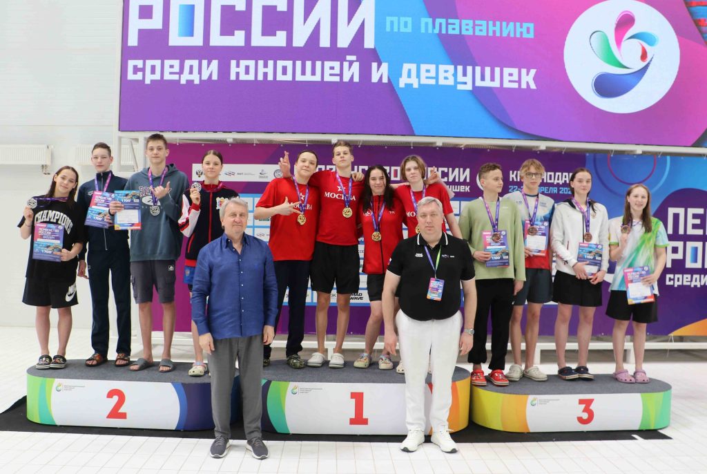 Пензенские пловцы завоевали «бронзу» в эстафете на Первенстве России